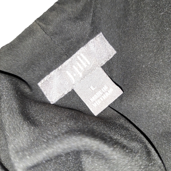 J. Jill large tweed swing style jacket lined pockets collared career business - Picture 6 of 7